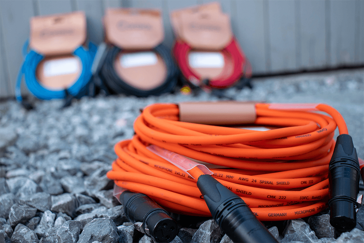 Cavo microfonico XLR 5 M Arancione