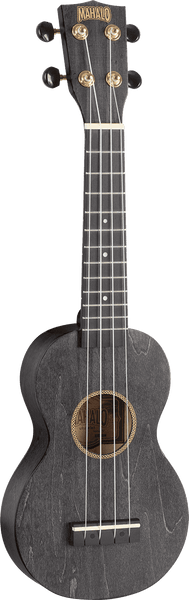Ukulele Soprano Slim Nero Satinato + Custodia