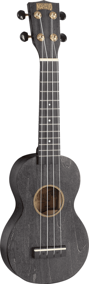 Ukulele Soprano Slim Nero Satinato + Custodia