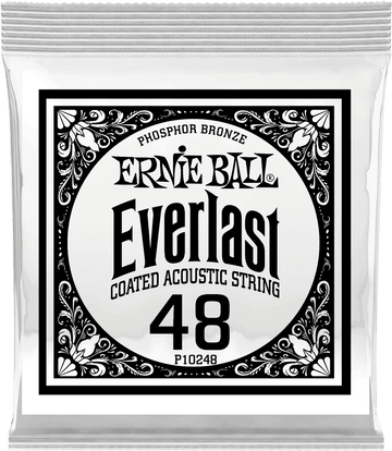 .048 EVERLAST COATED PHOSPHOR BRONZE ACOUSTIC GUITAR STRINGS