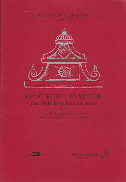 Graun J.G - Concerto in La minore