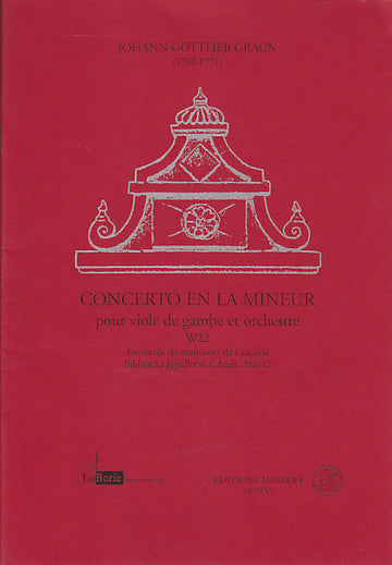 Graun J.G - Concerto in La minore