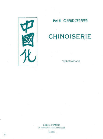 Oberdoerffer Paul - Chinoiserie - Violino Pianoforte