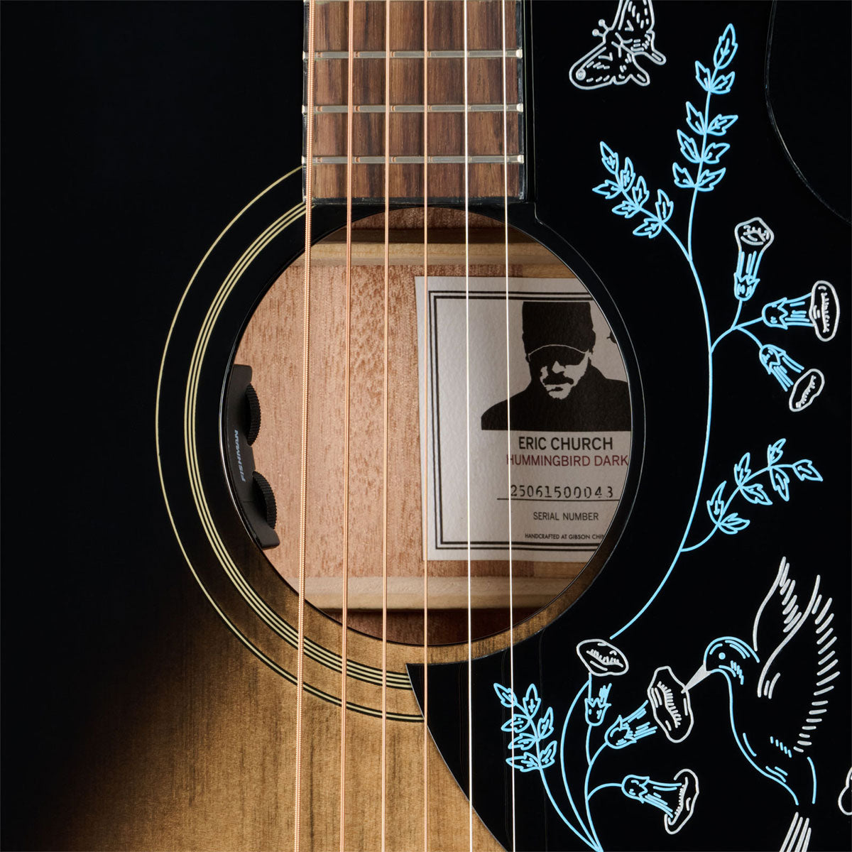 Hummingbird Signature Eric Church Cobra Burst Scuro IBG