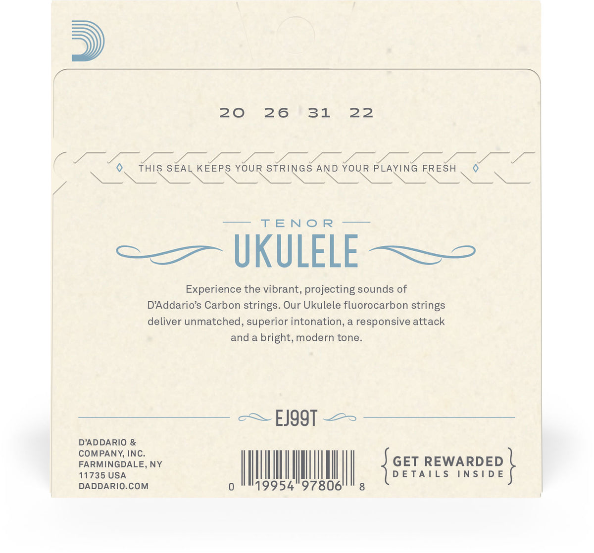 EJ99T Corde per Ukulele Tenore