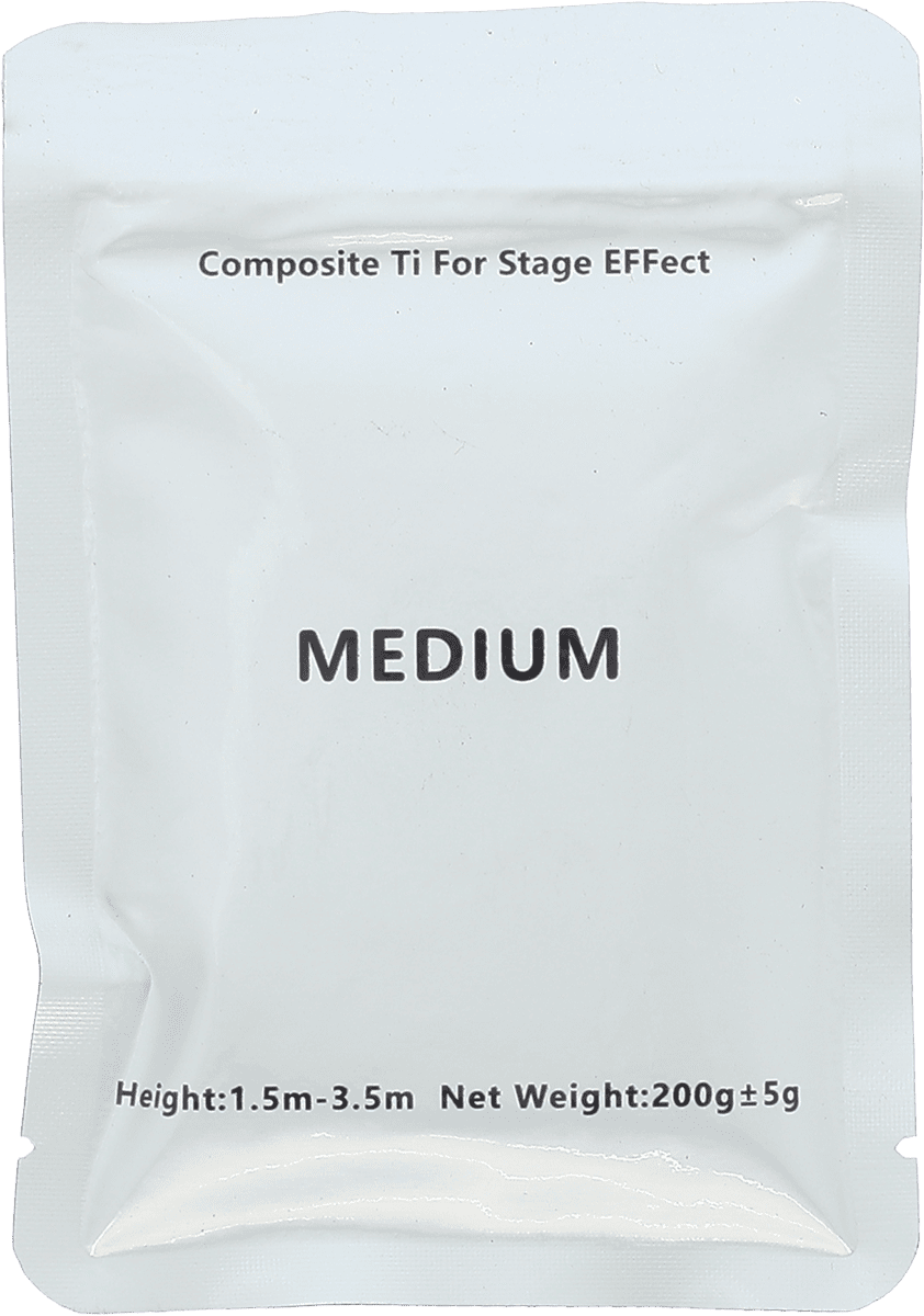 Polvere per macchina per scintille fredde - Medio - 200g