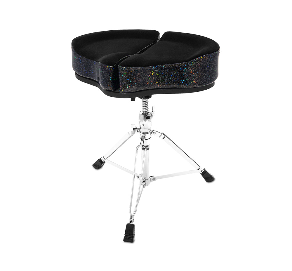 SPG-BS-3 DRUM THRONE SPINAL-G BLACK SPARKLE- 3 LEG BASE