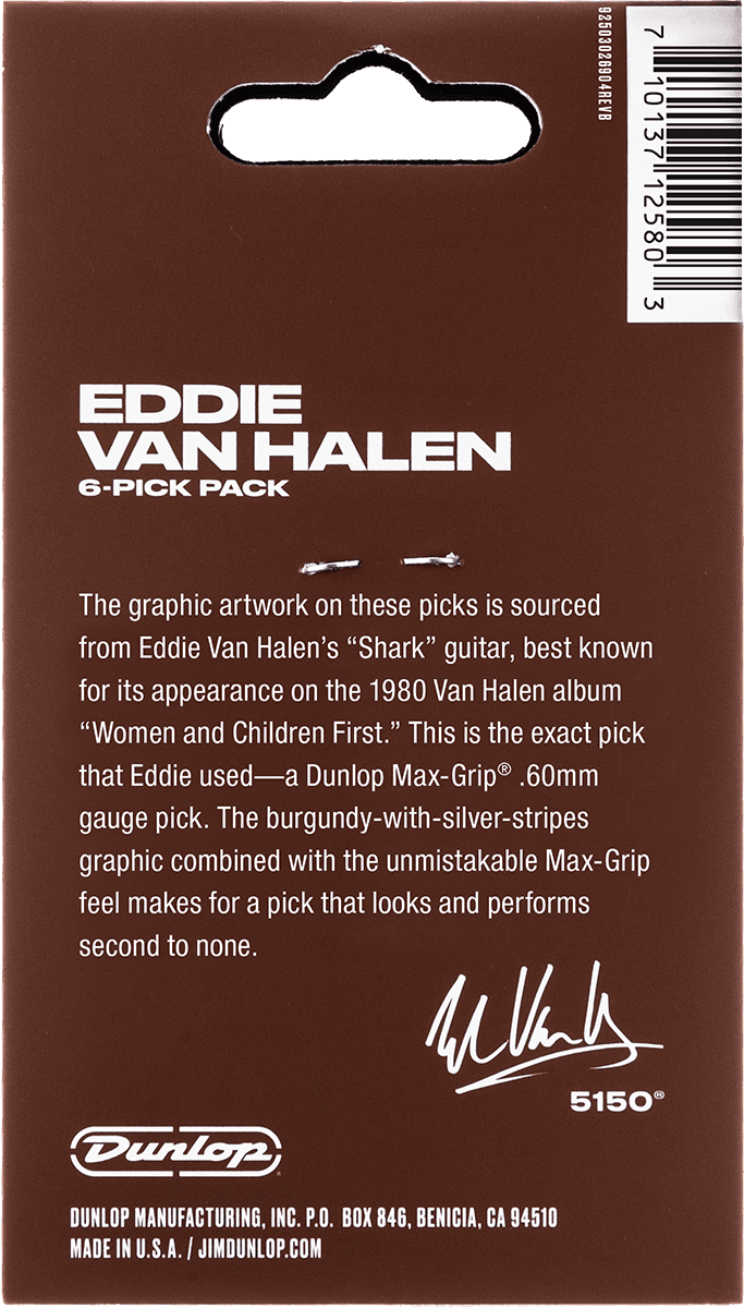 6 x Evh Shark Chitarra Max Grip