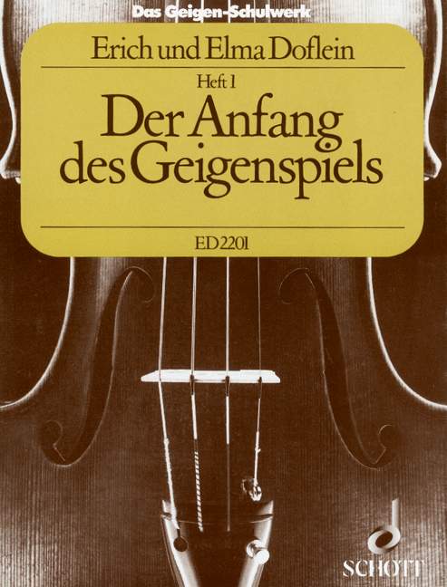 Doflein Elma / Doflein Erich - Das GEIGEN-schulwerk Band 1 - Violino