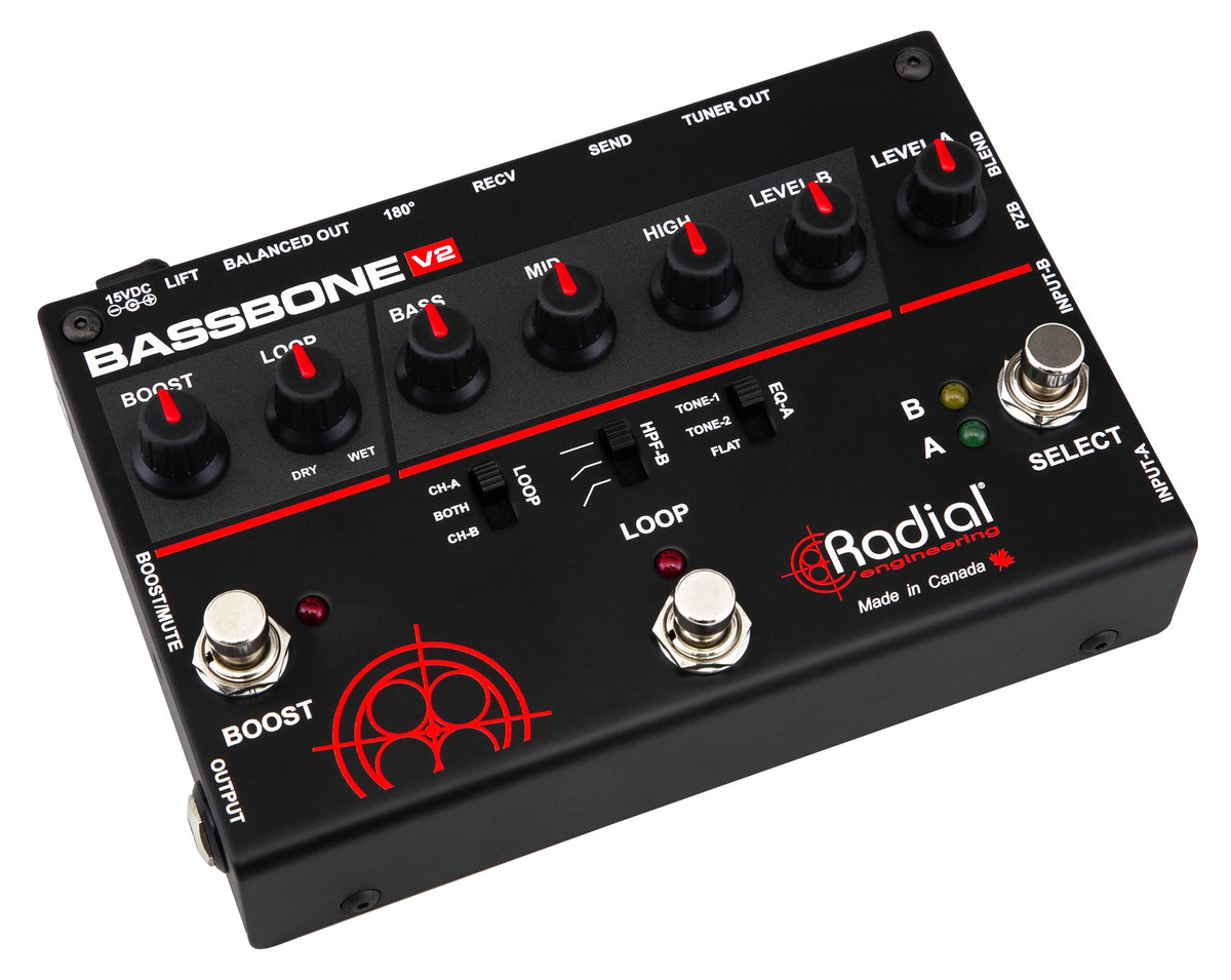 Preamplificatore per basso 2 Canali