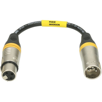 XLR-FM-PK XLR CROSS PHASE ADAPTAT. 0,2M XLR 3P. F - XLR3P M KLOTZ