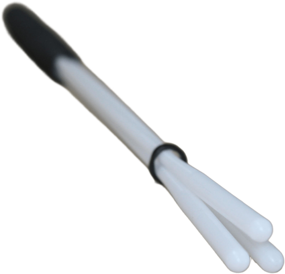C-BT09 Bacchetta per tamborim a 3 fili svasati bianca, 36 cm - dura