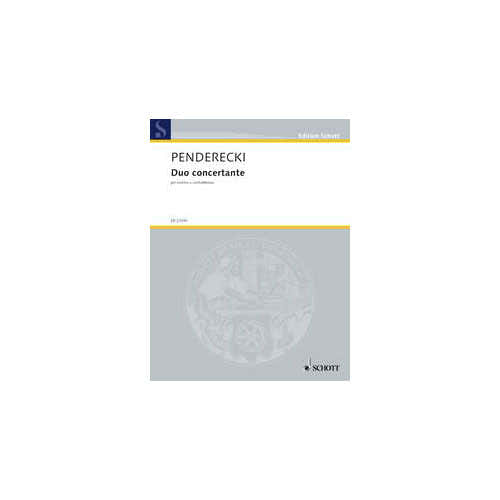 Penderecki K. - Duo Concertante (2010) - Violon & Contrebasse
