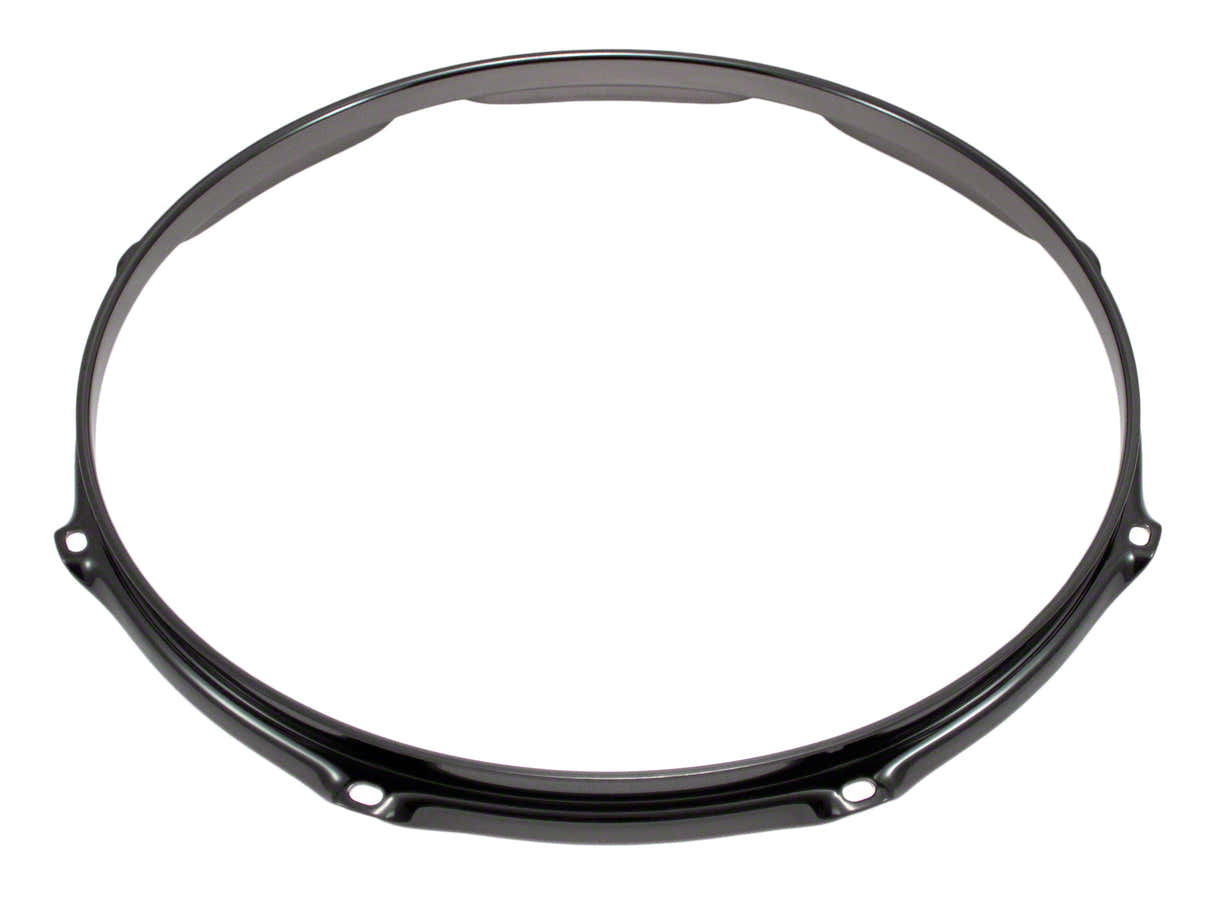H23-14-8BK - CERCHIO 14" 8 TIRANTI NERO SUPER TRIPLA FLANGIA 2.3MM