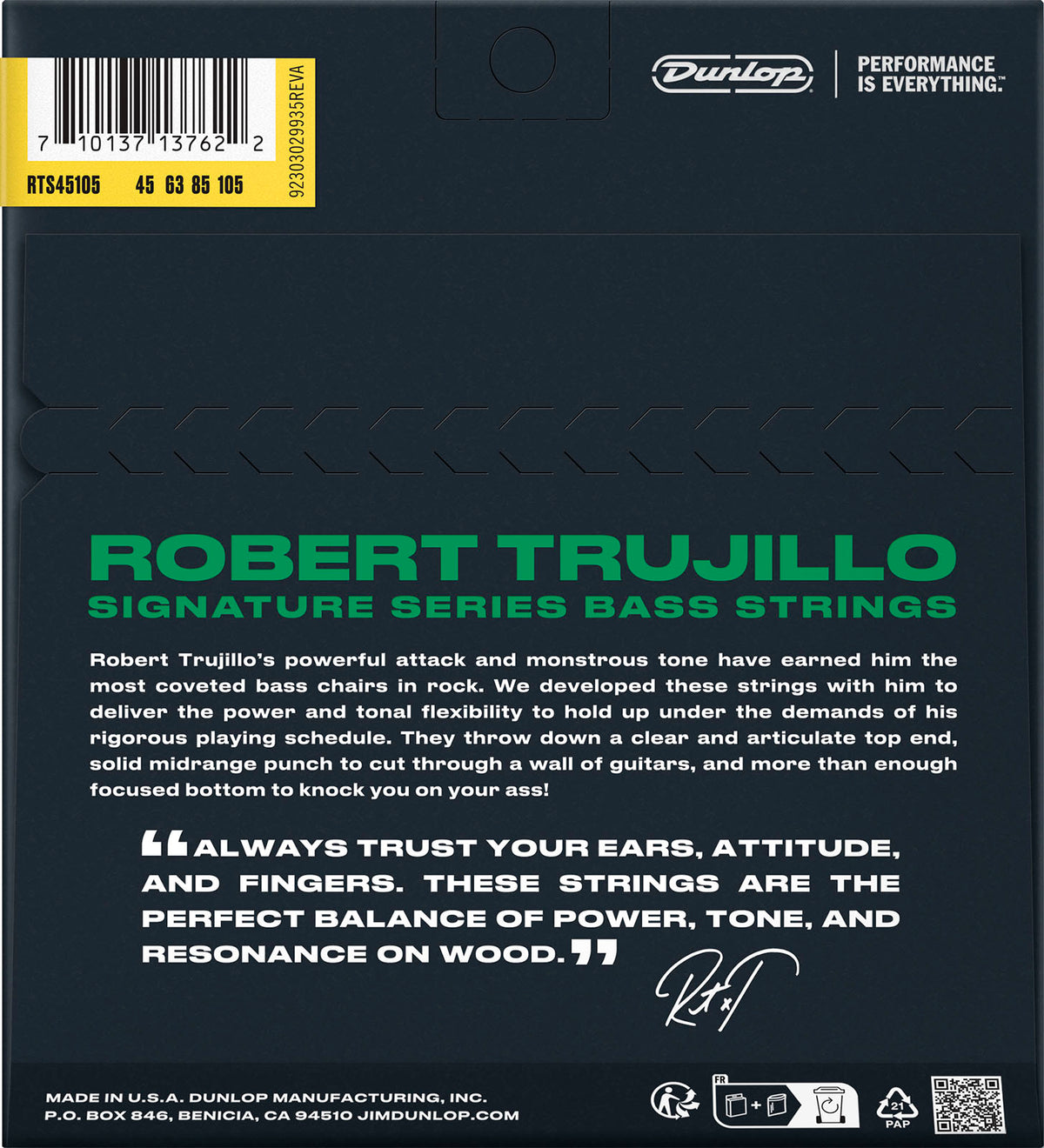 Robert Trujillo Signature Acciaio inox 45-105