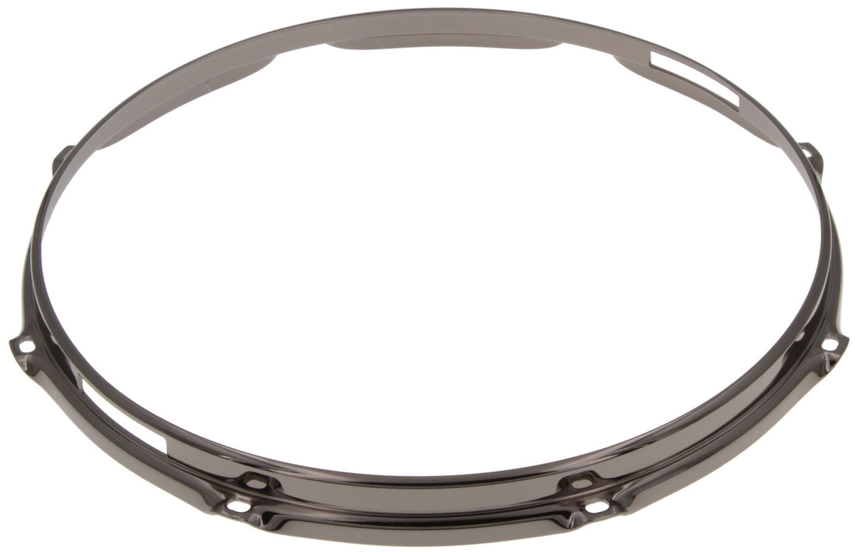 HS23-14-8SBK - Cerchio 14" 8 Tiranti Nero Cordiera S-Stile Tripla Flangia 2.3mm