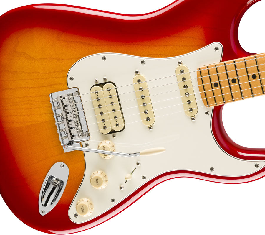 Stratocaster HSS Player II MN Burst ciliegia invecchiato
