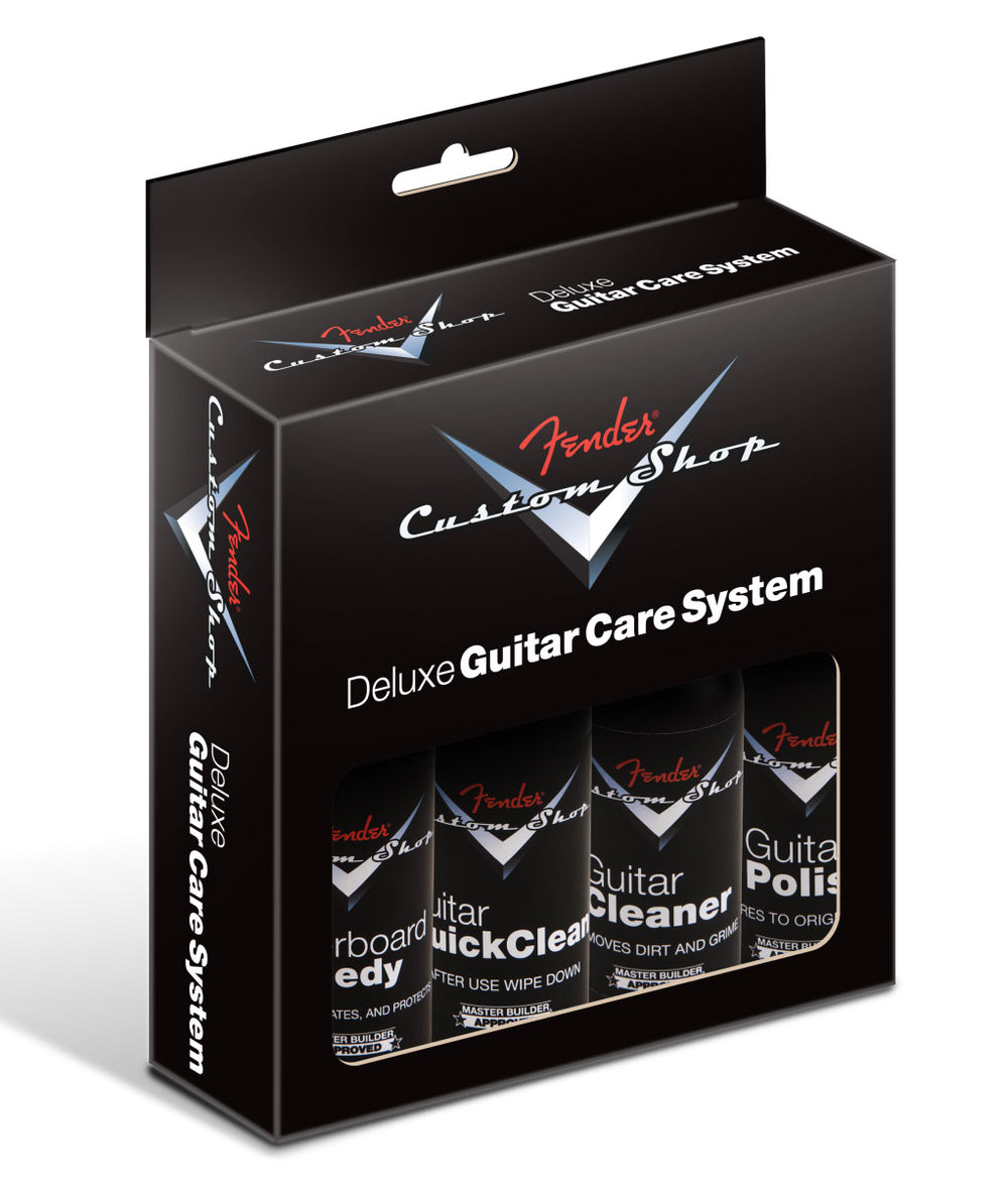 Fender Custom Shop DELUXE GUITAR CARE SYSTEM 4 PACK BLACK