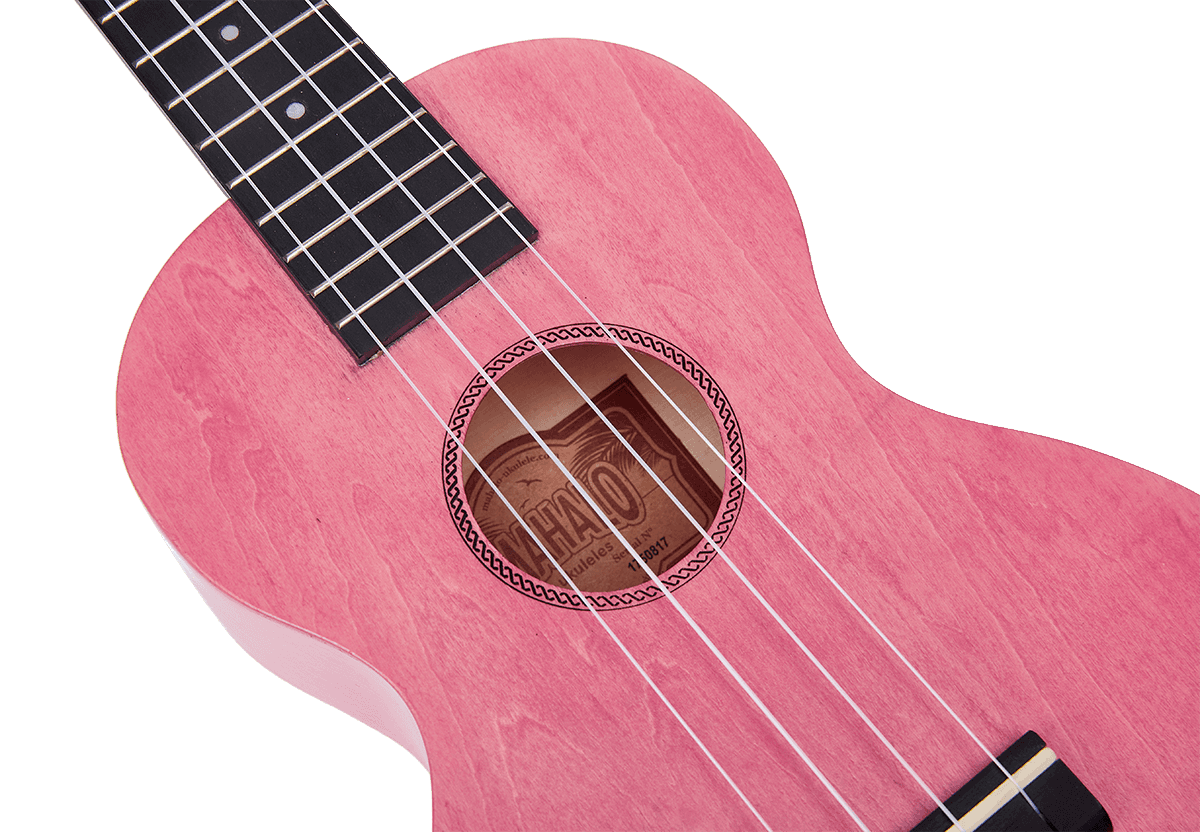 Ukulele Island Concert Coral Pink + Custodia