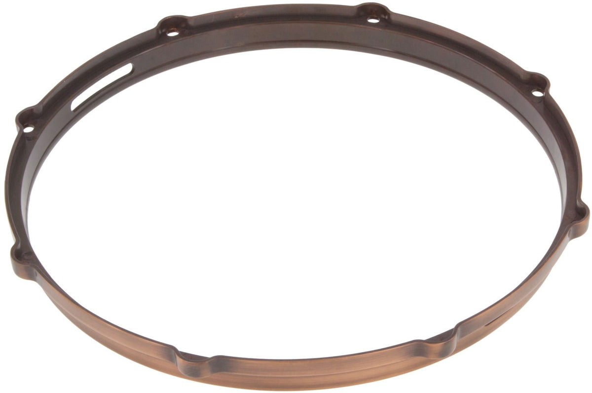 Hdc3-14-8Svbc 14" 8 Holes Snare Side 3Mm Die Cast Drum Hoop Vintage Brushed Copper