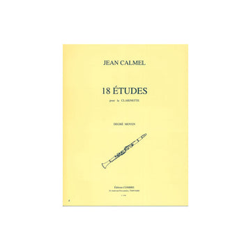 Calmelj - 18 Etudes - Clarinette