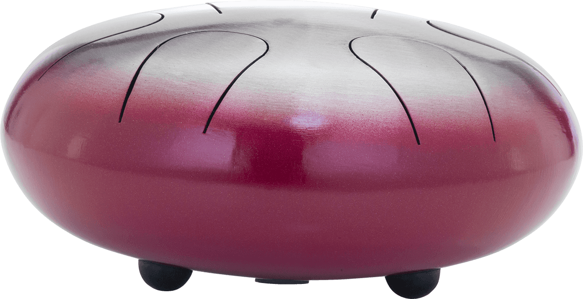 PMTD9CPT-691 TONGUE DRUM 9 NOTES C PENTATONIC BURGUNDY