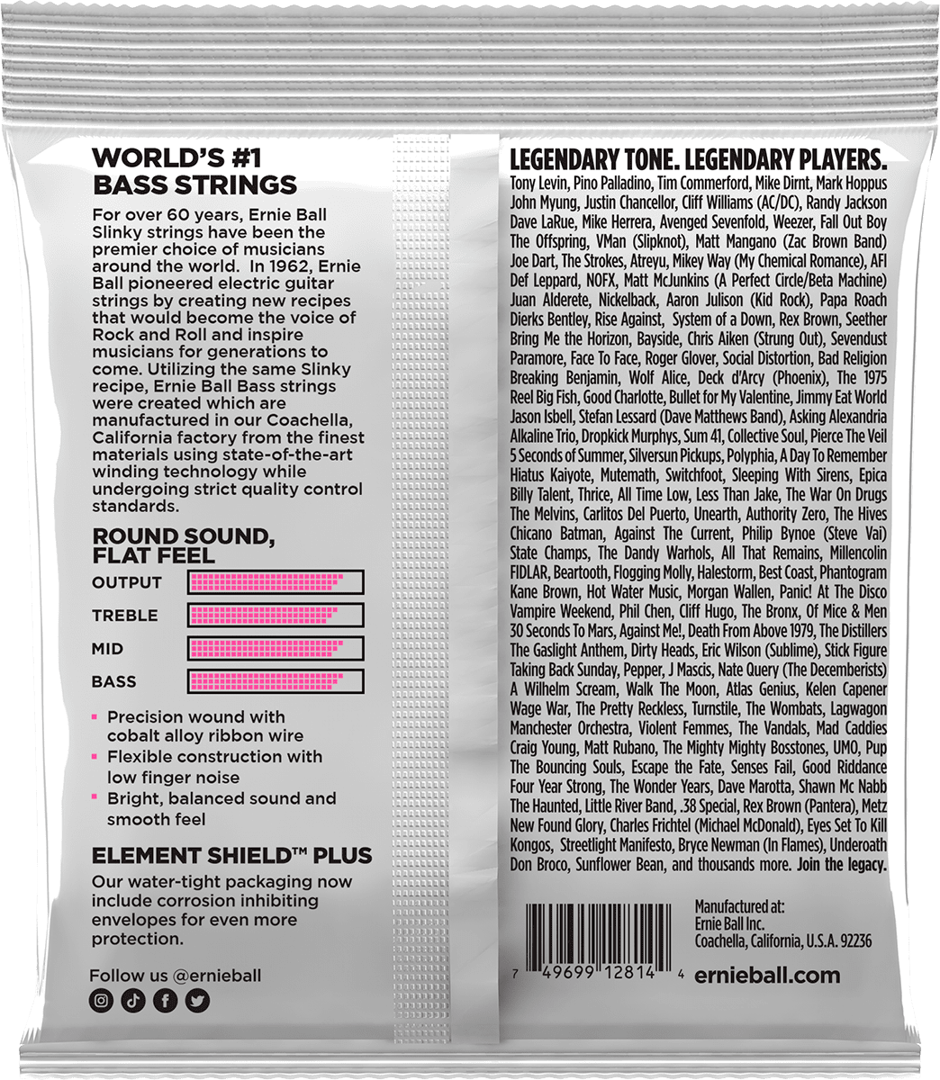 2814 Flatwound Super Slinky 45-100