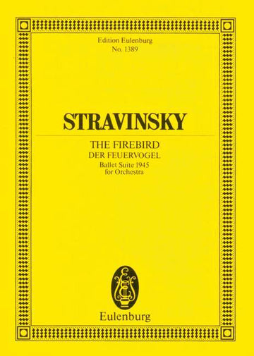 Stravinsky Igor - The Firebird - Orchestra