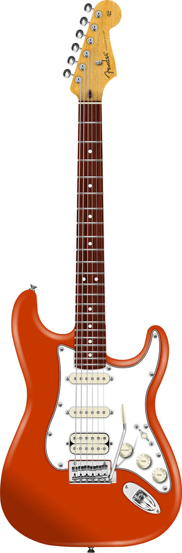 Stratocaster HSS Player II RW Arancio Rallye