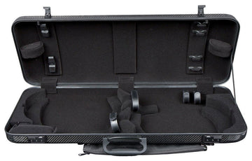 Custodia Doppia Idea 2.5 Nera (Maniglia Laterale) - Violino 4/4