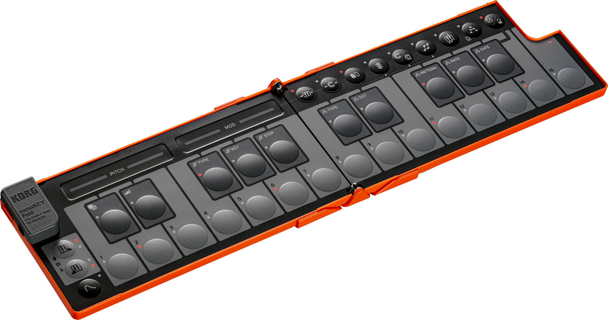 NanoKey Fold Lava Orange