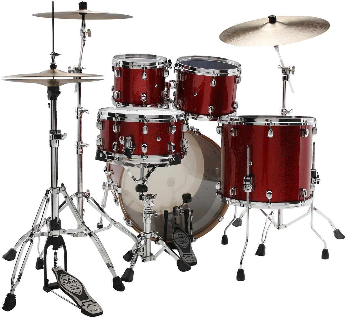 WBR42S-GRS - Starclassic Walnut/Birch Stage 22" Rosso granato scintillante