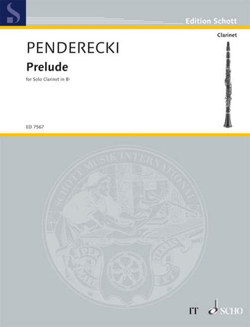 Penderecki K. - Prelude - BB Clarinet