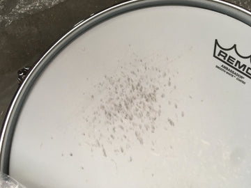 PRESIDENT PHENOLIC ROCK 22 PEARL WHITE OYSTER DRUM SET - B Stock