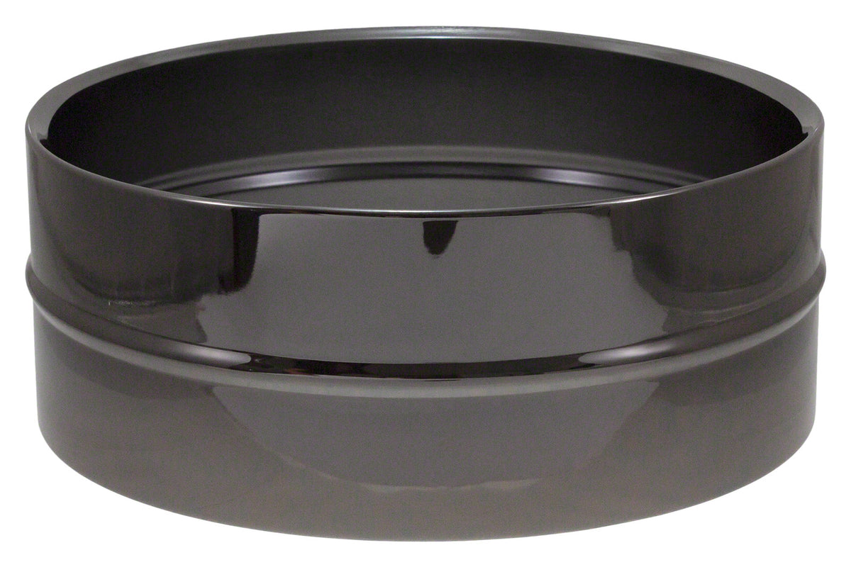 14X5.5 Fusto In Ottone Nichelato Nero (ottone)