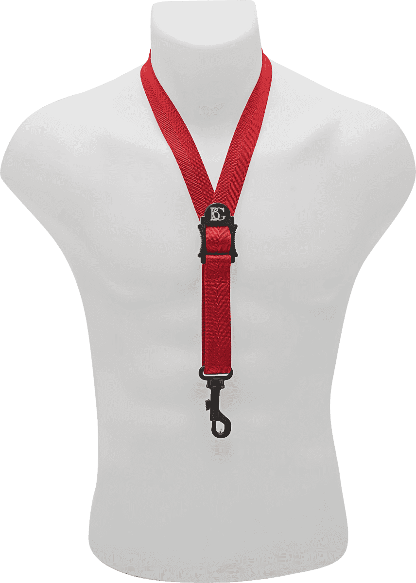 BG S39SH - COLLARE STANDARD ROJO (SNAP HOOK)