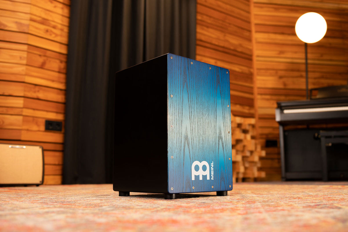 PERCUSSION HEADLINER SERIES SNARE CAJON PACIFIC BLUE FADE