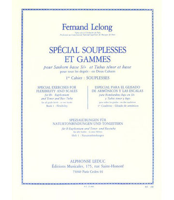 LELONG F. - Esercizi speciali di flessibilità e scale Vol. 1 - Tuba