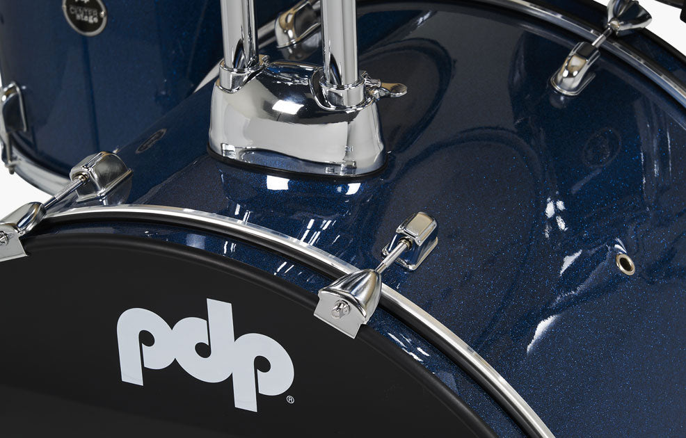 SET COMPLETO BATTERIA CENTERSTAGE BLUE SPARKLE PDCE2215KTRB