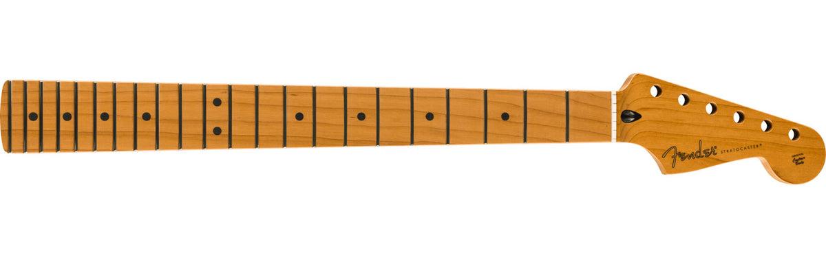 Satin Manico Fat Strat in Acero tostato, 22 Medium Jumbo , 9.5, Acero, Forma U