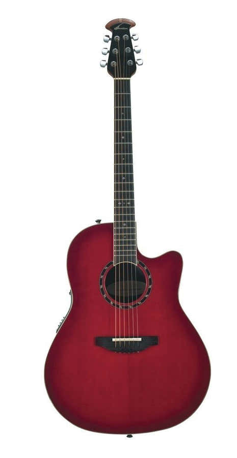 Chitarre Elettroacustiche Standard Balladeer Deep Contour Cutaway Cherry Cherry Burst
