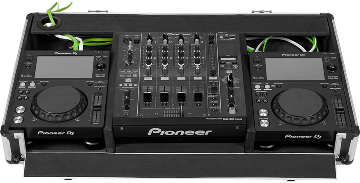 Custodia per regia 10 / 12'' XDJ700 e DJM750 Argento