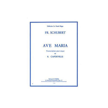 SCHUBERT FRANZ - AVE MARIA - ORGUE