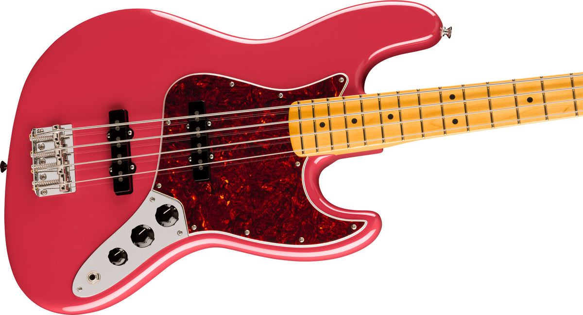 American Professional Classic Jazz Bass MN Faded Dakota Red