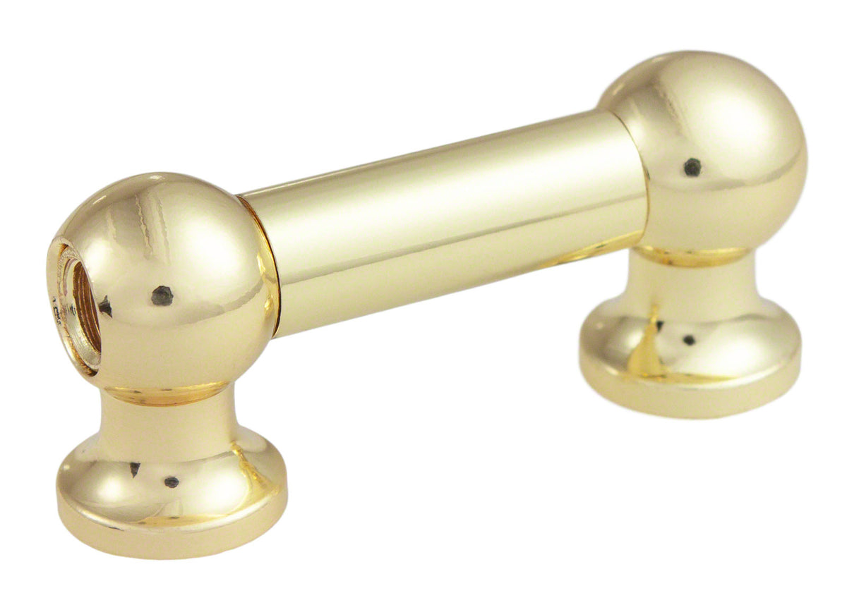 TL12D31-BR Blocchetto Tubo 31mm Dorato Doppio Tirante (X1)