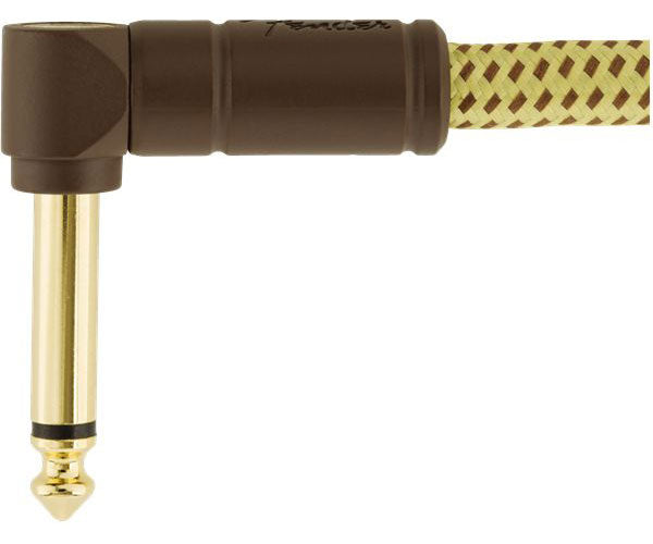DELUXE INSTRUMENT CABLE STRAIGHT/ANGLE 10' TWEED