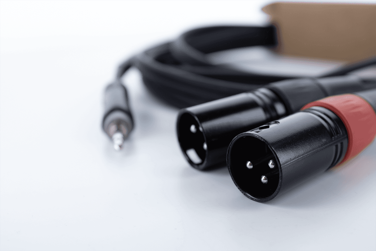 Cavo Y Mini-jack Stereo / 2 XLR Maschio 1,5 M