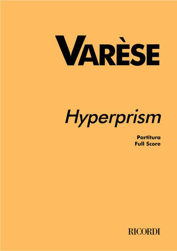 Varese E. - Hyperprism - Conducteur