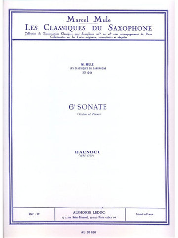 Sonata n. 6 (sassofono/pianoforte)