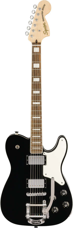 Telecaster Paranormal Troublemaker Deluxe Bigsby, LRL Nero